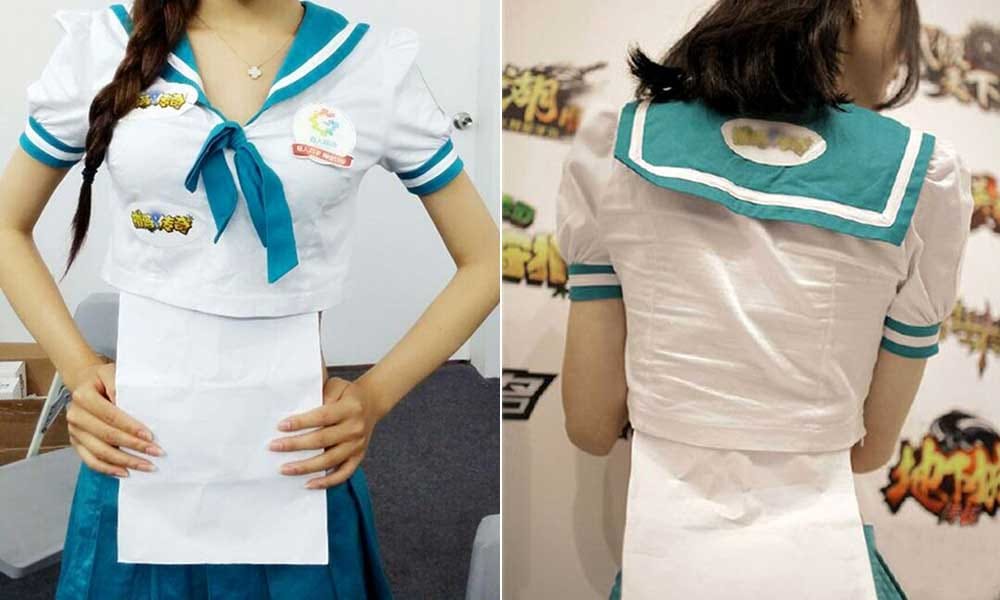 Weird  Paper waist challenge trending in China