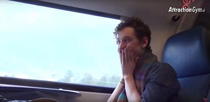 Porn Prank Video In Train