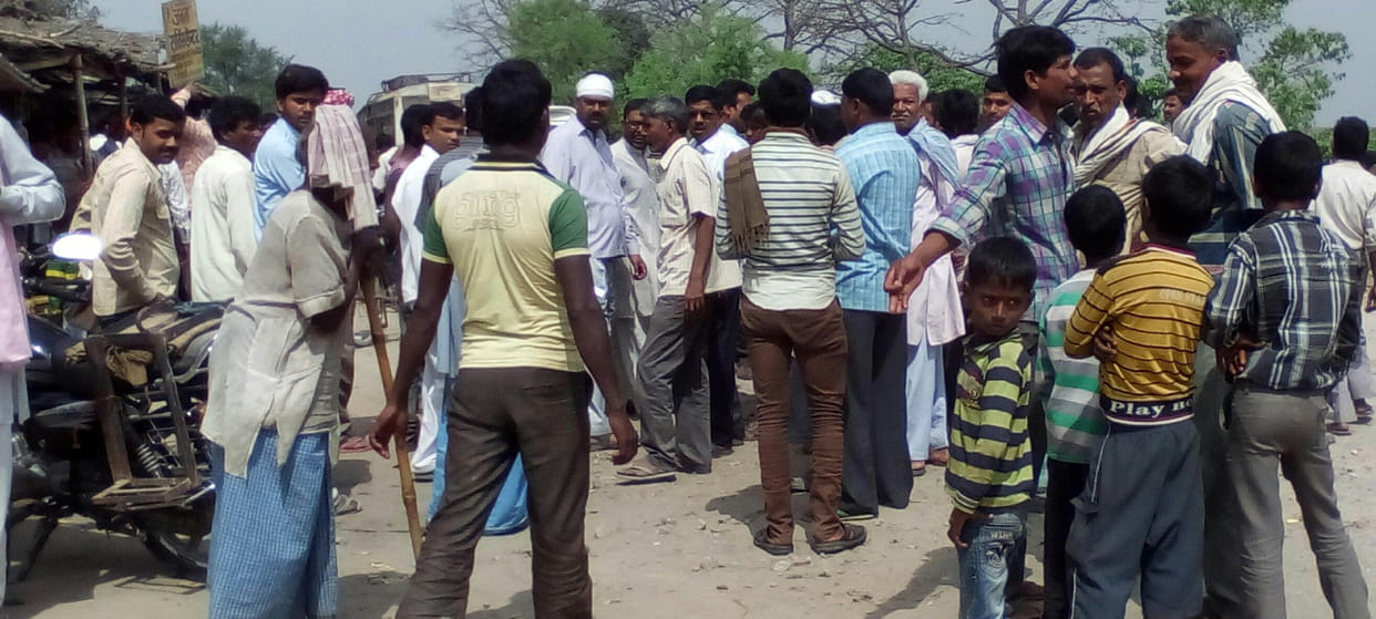 Assault with sand mining, jam