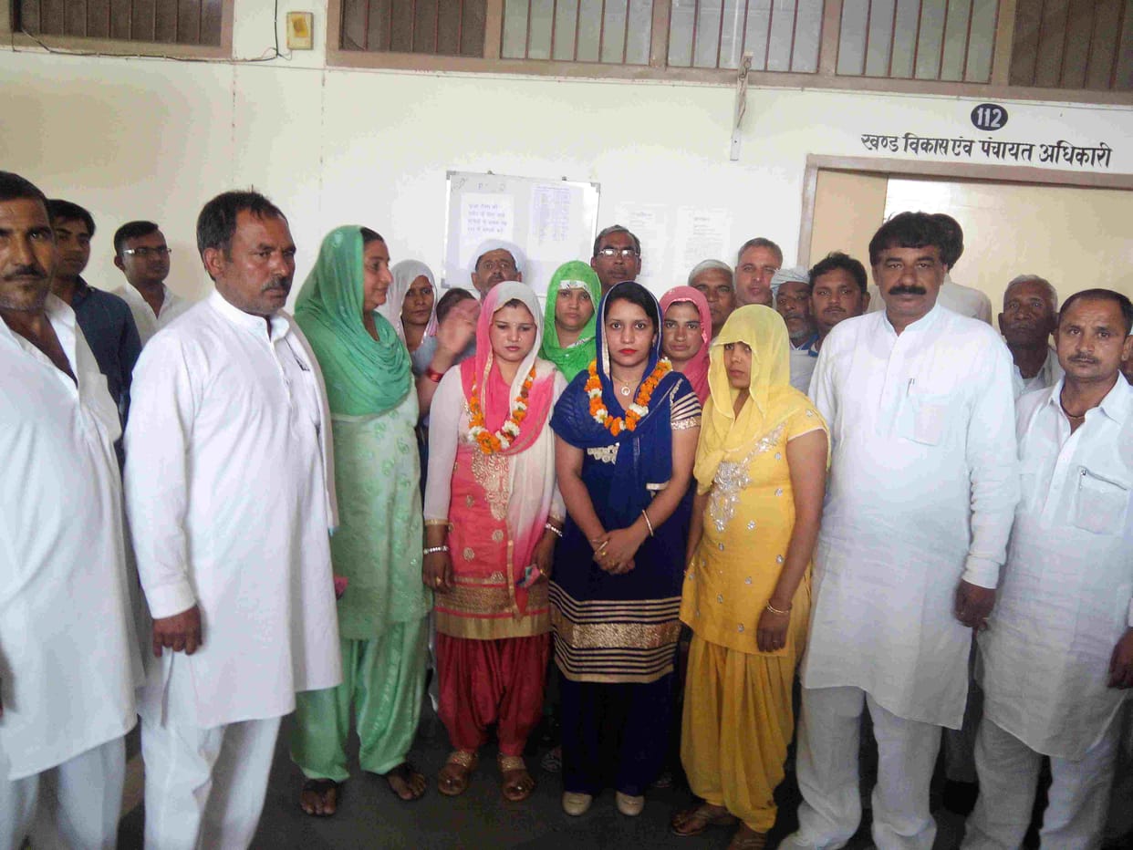 BJP won in Sampla block,  BJP won in former cm hooda, panchayat election result rohtak
