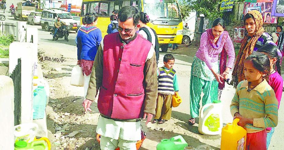 Pithoragarh to the water created a sensation
