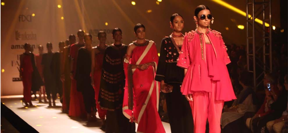 Amazon India Fashion Week second day ramp walk