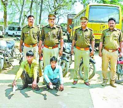 two caught with 10 bikes