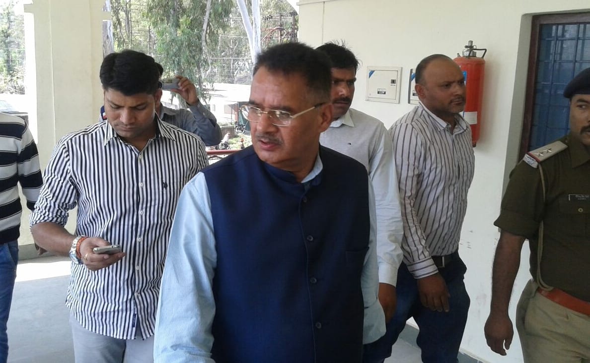 bjp mla ganesh joshi arrest, police force deploy in dehradun