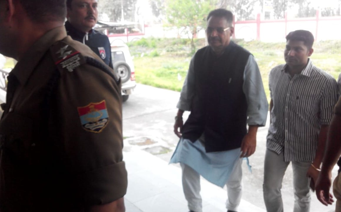 bjp mla ganesh joshi arrest, police force deploy in dehradun
