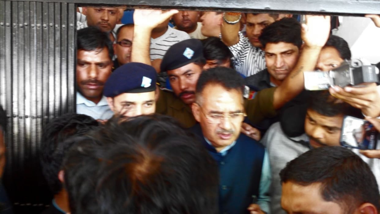  police horse shaktimaan matter Stranded MLA Ganesh Joshi.