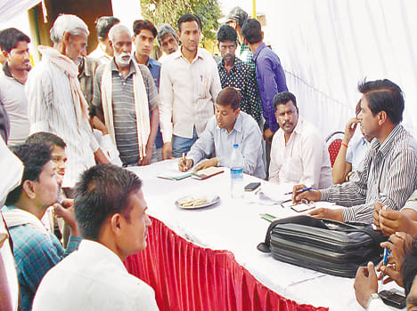 Problems raised by villagers drinking water