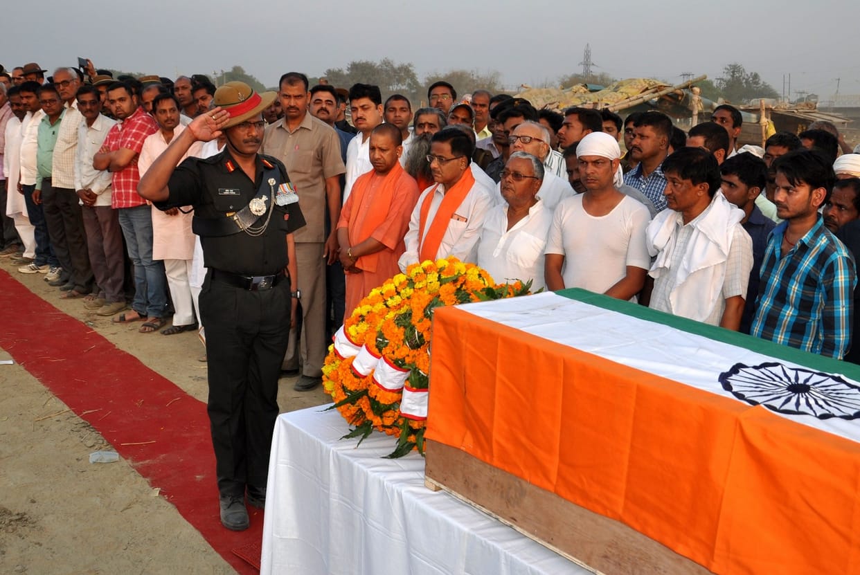 funeral of mejor neeraj pandey
