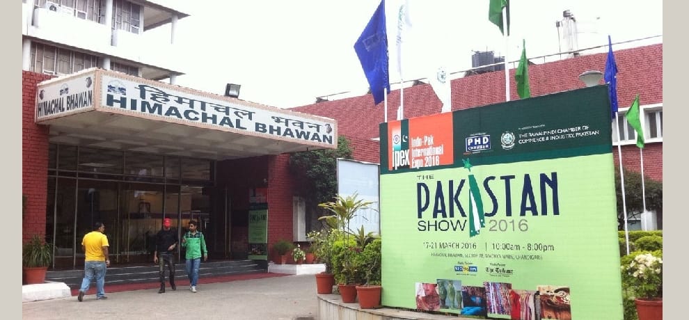 dispute over pakistani exhibition at himachal bhawan.