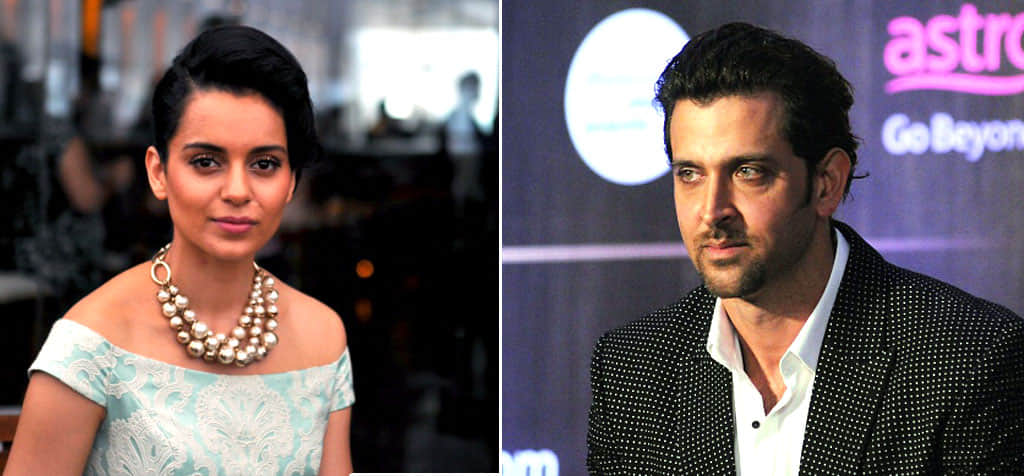 Hrithik Roshan was seen with his ex wife sussane khan amids kangana row