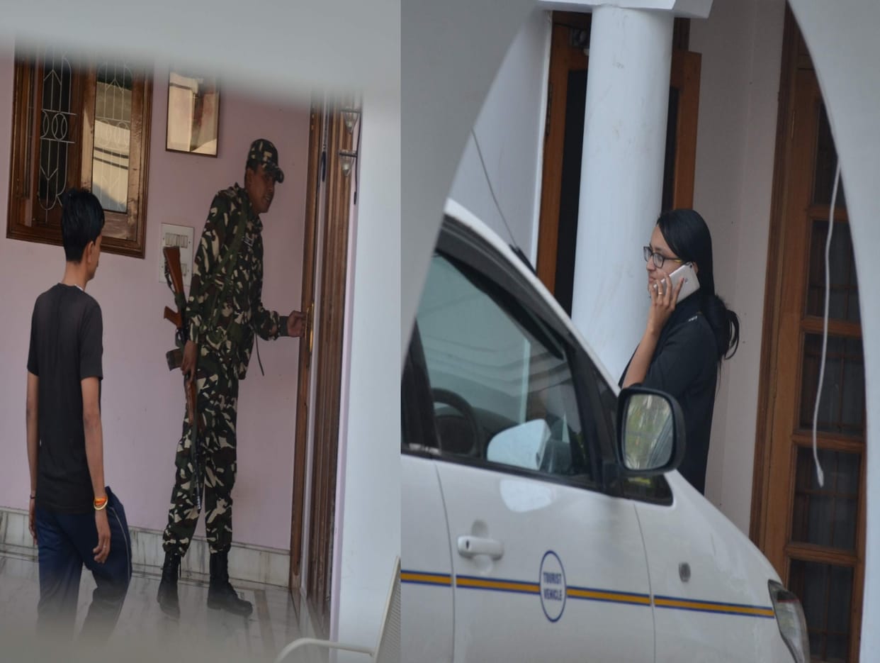 Copies of millet seed recovered in raids