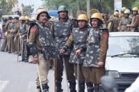 jat reservation update, jat andolan in rohtak, Paramilitary forces ready