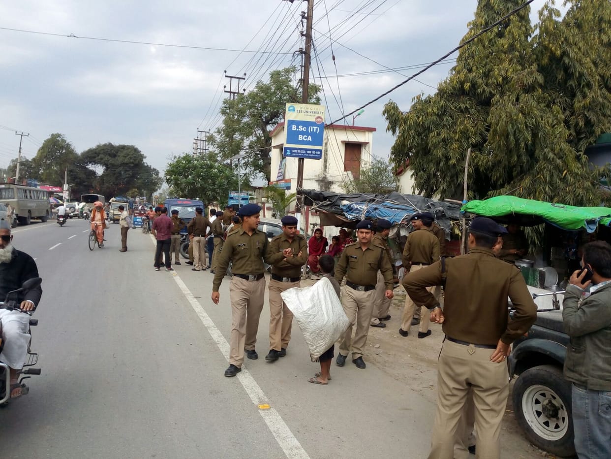 Dehradun religious place demolished in Premnagar police force deployed Attempt to disturb communal harmony