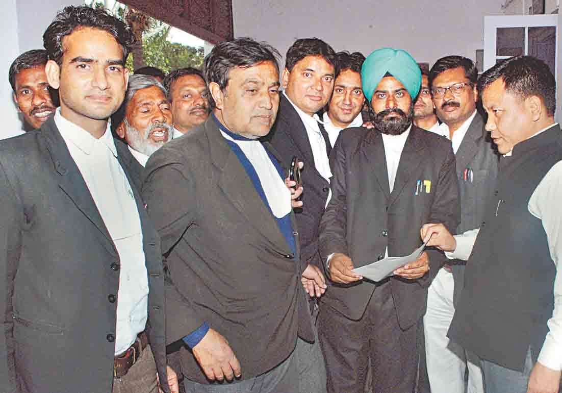 protest against lawyers murder