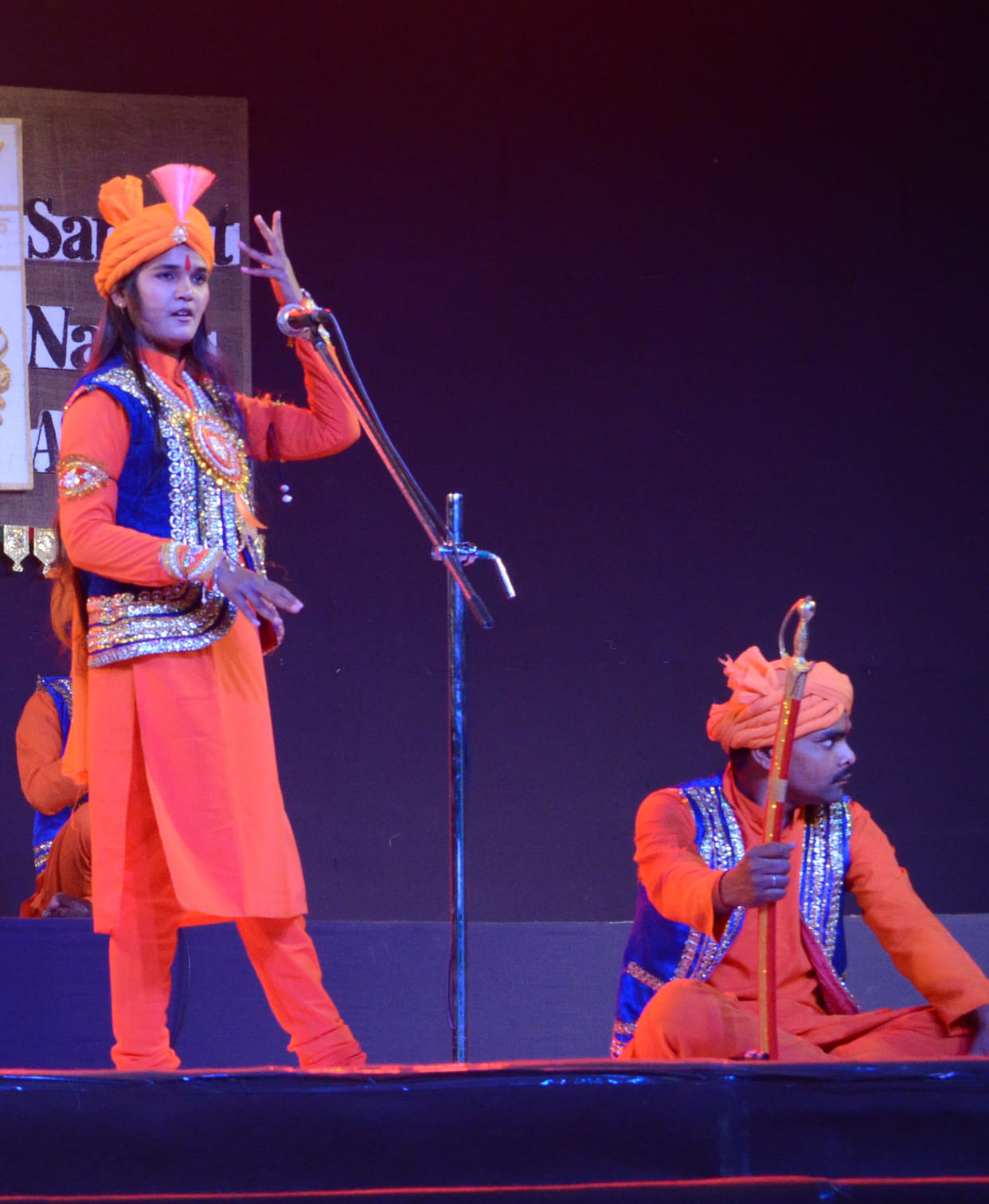 Punjabi clownish humor with satire show