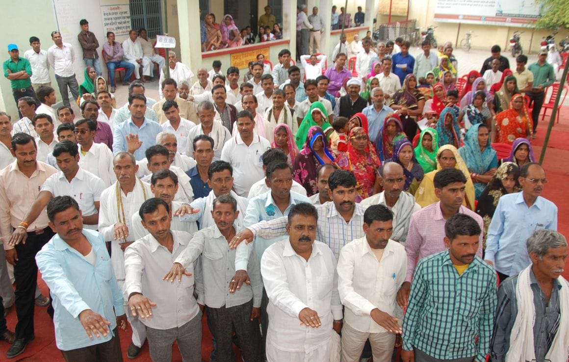 Following the oath of office was administered to nine heads