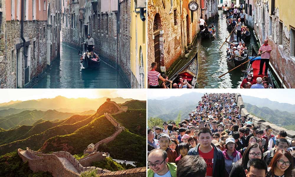 Reality versus expectation images of tourist places