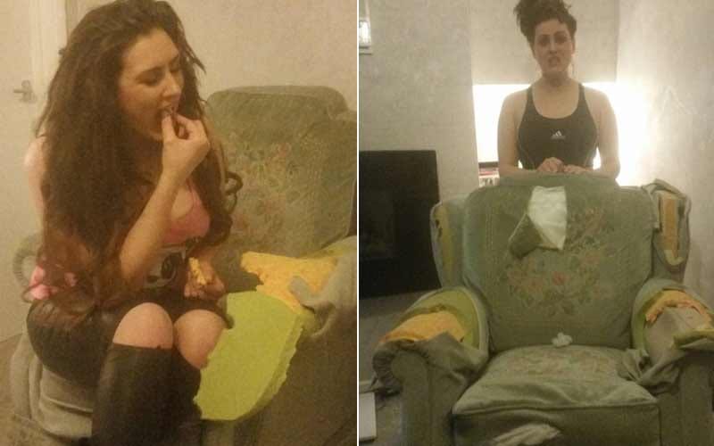 Vicky Cullen can't stop eating her ARMCHAIR due to bizarre addiction