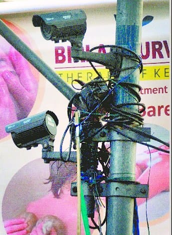 Dane -mounted cameras have become blind intersections