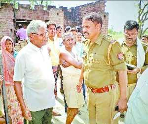 Girl burnt alive, mother-brother Scorched