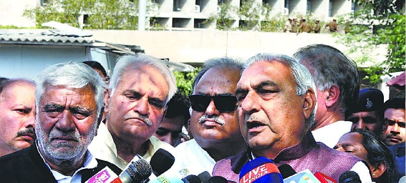 sutlej yamuna link canal, haryana assembly session, haryana congress, bhupinder singh hooda