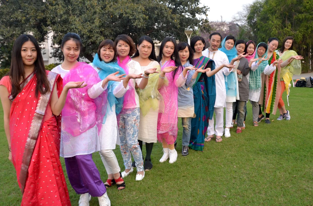 China's workmanship marital sari