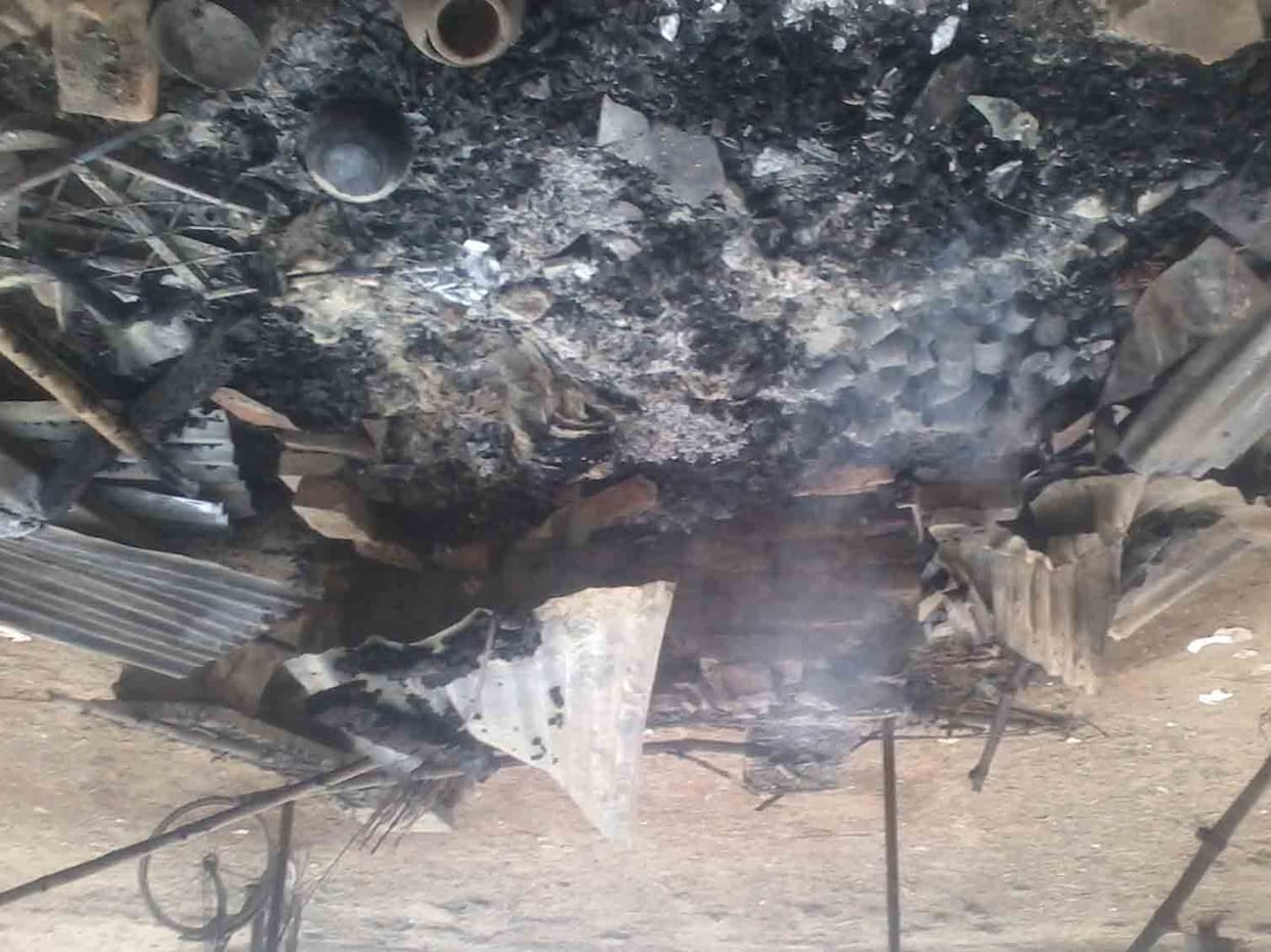 Thousands of fire damage