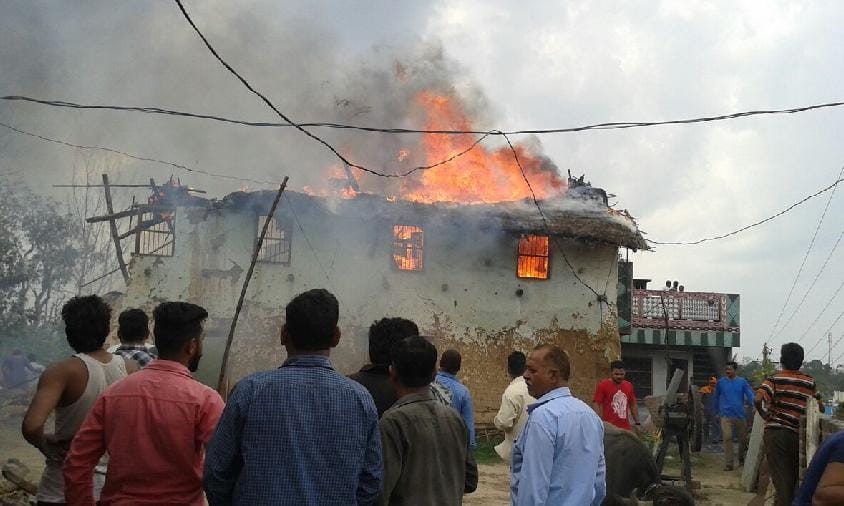 house burnt
