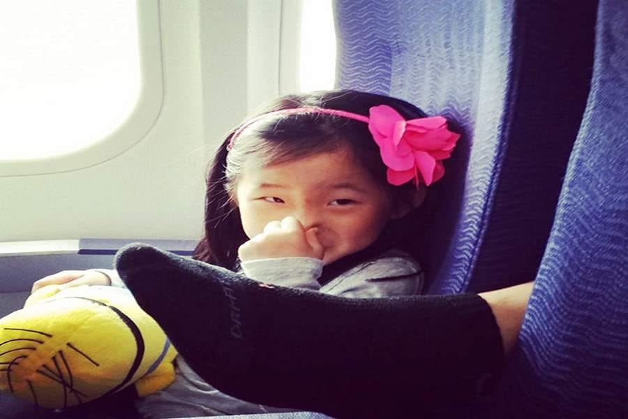 people hilarious activities inside plane