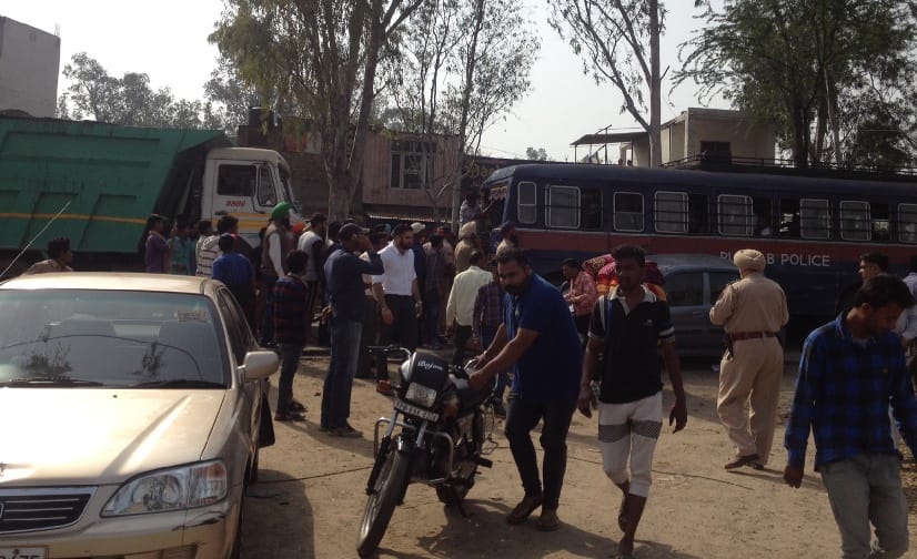 road accident at kapurthala, kapurthala accident, six injured, jail kapurthala, kapurthala, punjab
