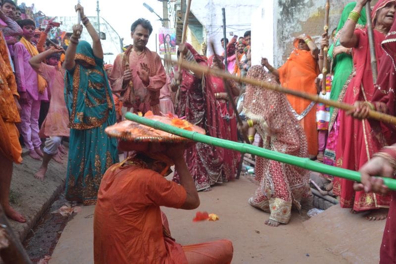lathamar holi in nandgao