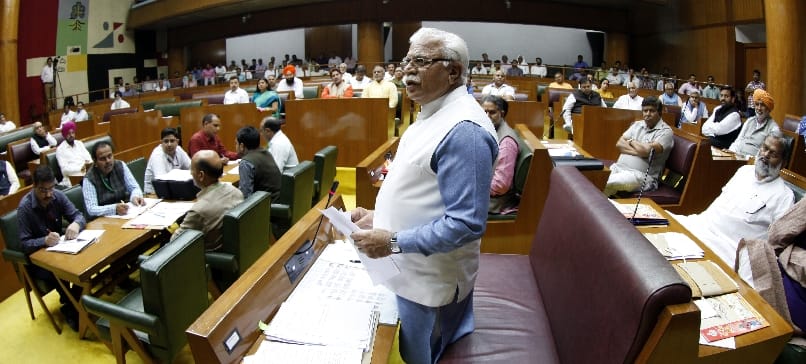 haryana assembly session, haryana cm khattar, haryana congress, syl issue
