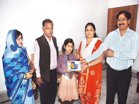 Shreya the best student award
