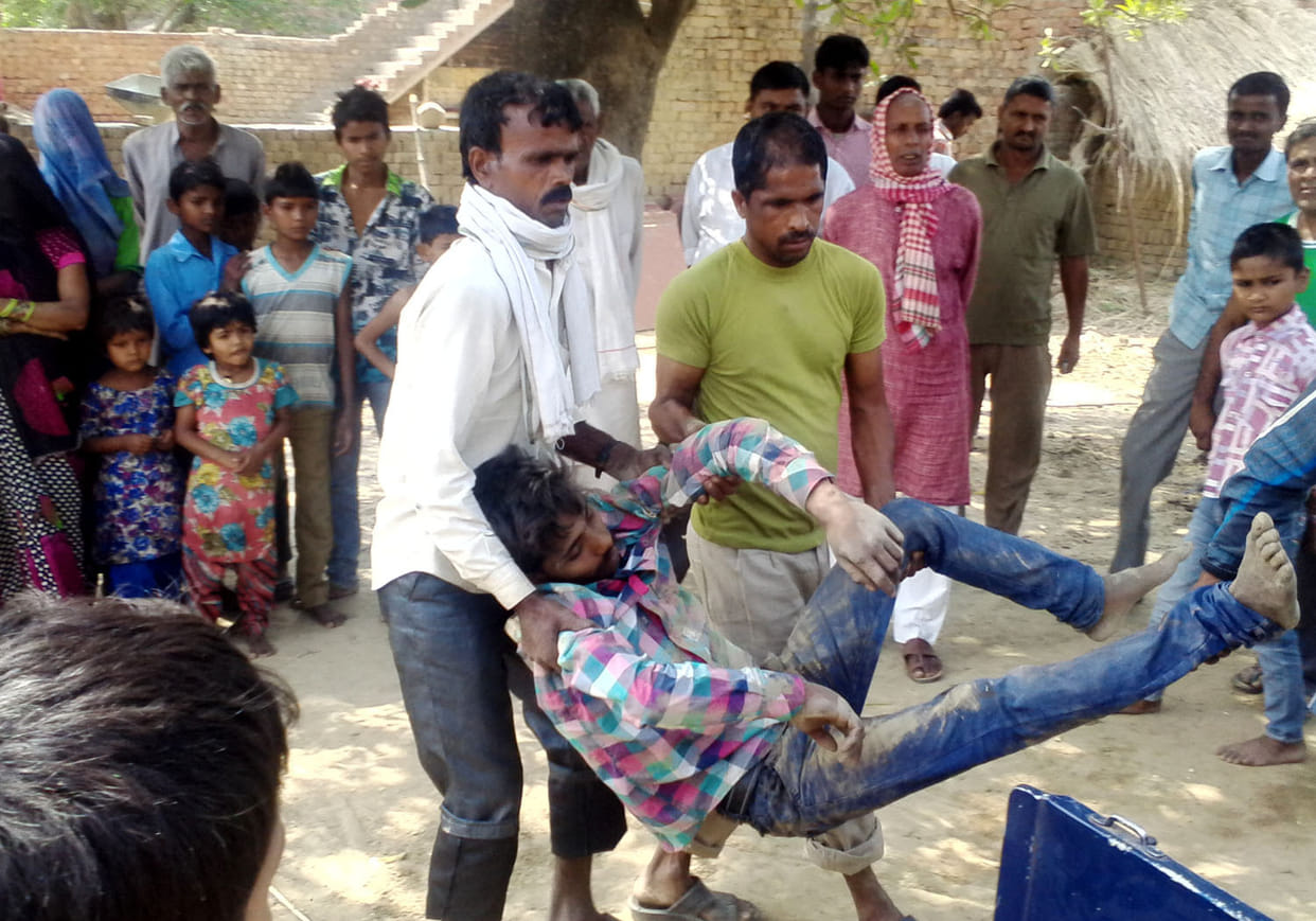 girl of seven years raped
