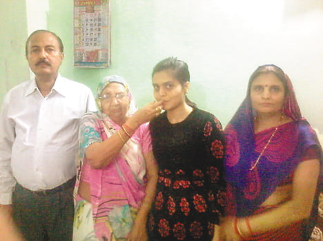 Neha make topper from north region