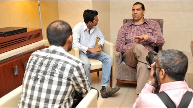 the great khali, khali kurukshetra visit, khali interview, haryana, wrestling, khali, sports