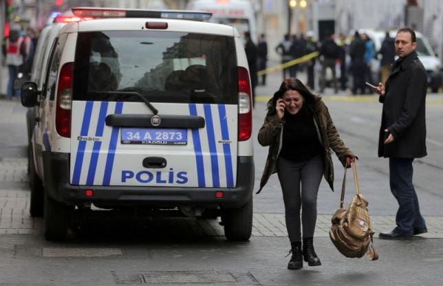 Four dead, 20 wounded in blast in Turkey's Istanbul