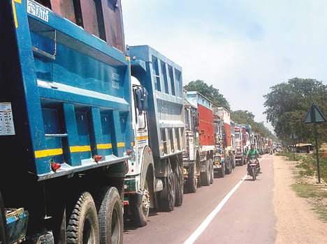 road jam for water problem