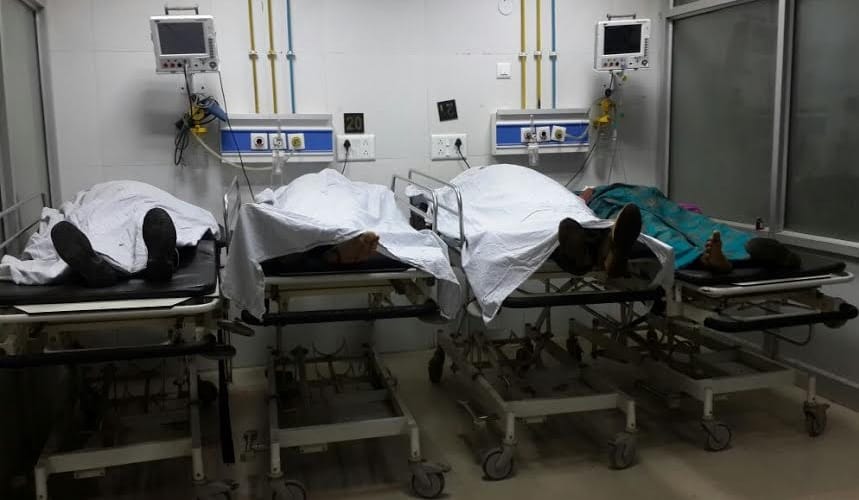 accident in faridkot, 4 killed including woman