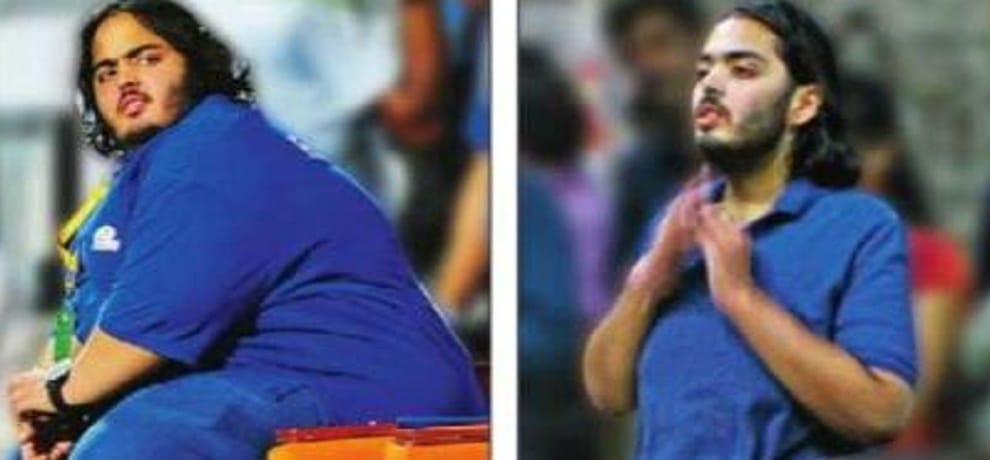 Junior Ambani sheds close to 70 kgs, seen in Somnath temple
