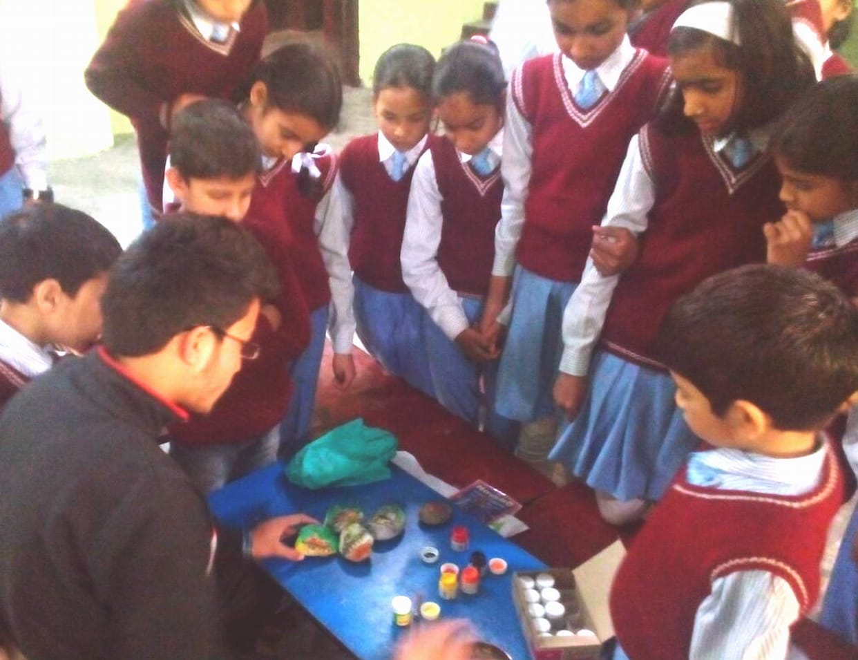 Try adding creative activities to children