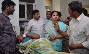 Mother and son shot in Allahabad , Ahmed case