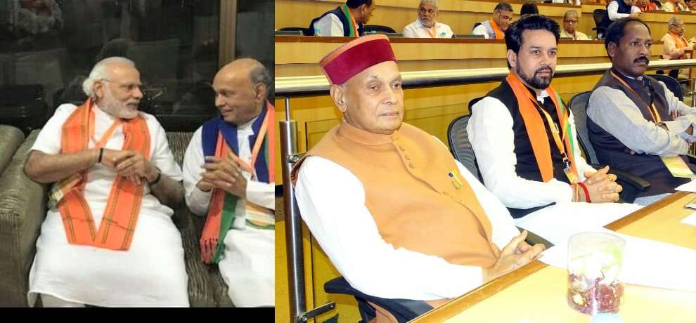 prem kumar dhumal meets prime minister narendra modi