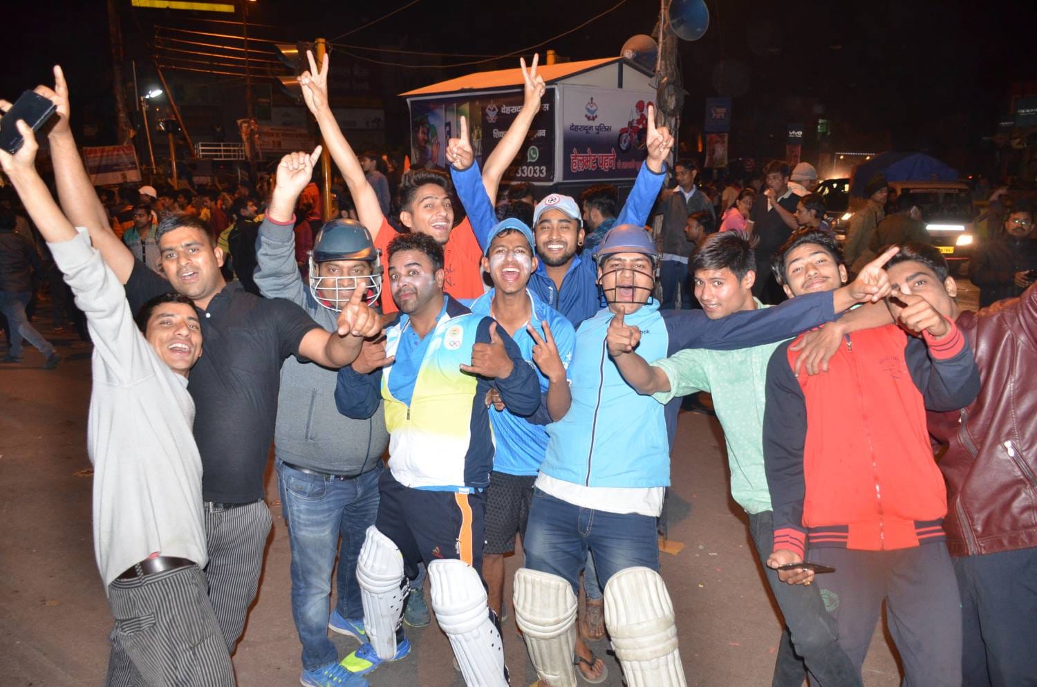 t20 world cup india beat pakistan, celebration in doon