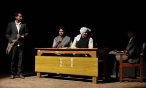 - Drama staged in the cultural center of the institution over time