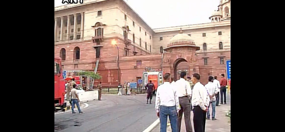 Fire near PMO in South Block