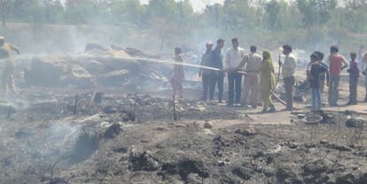 ice factory gutted, machinery worth lakhs destroyed 
