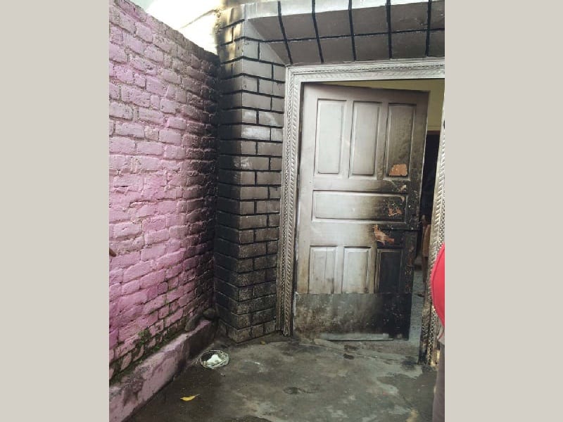 home burn, home burn in pathankot, woman burn home, woman burn neighbour house, amritsar