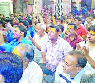 Shyam devotees celebrated the falgun festival 