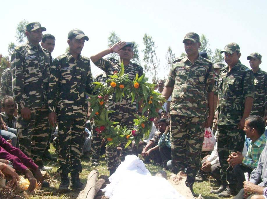 The atmosphere was inconsolable at the funeral of the young SSB